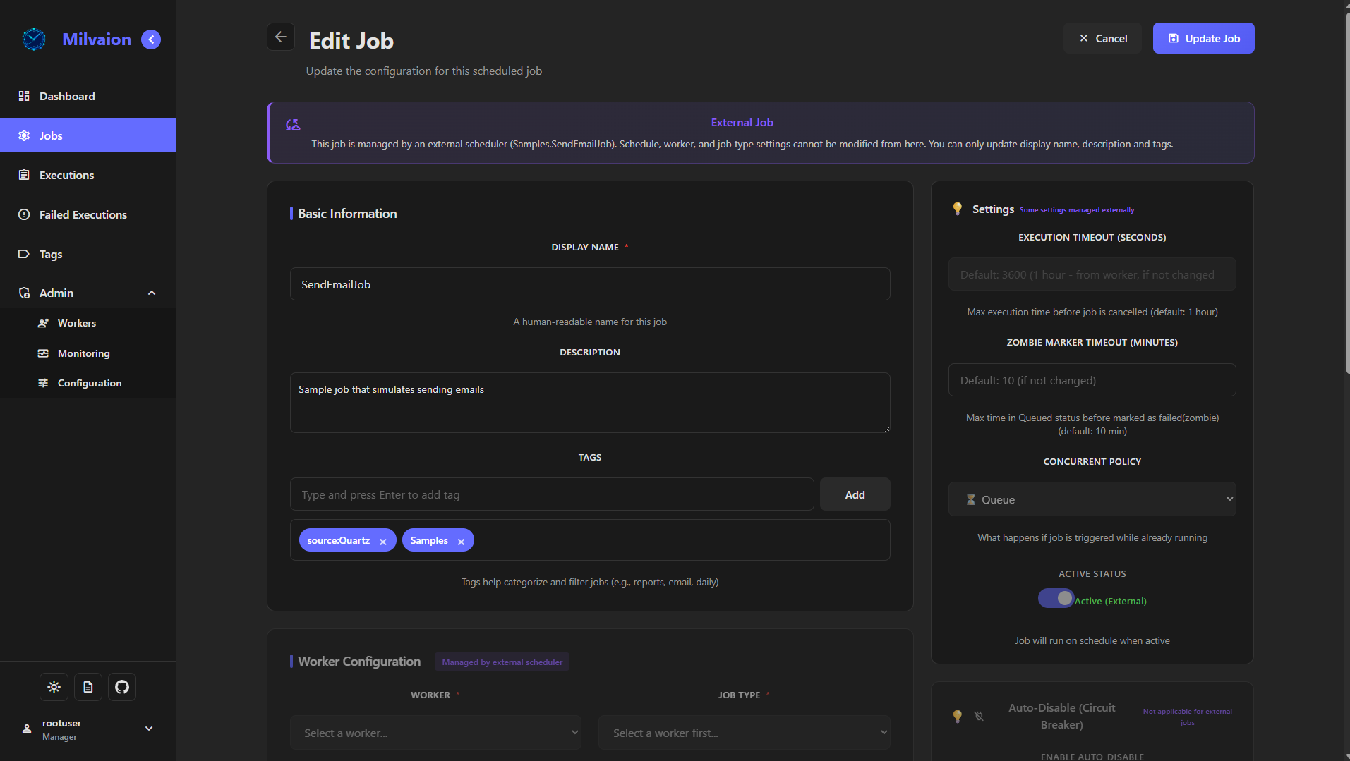 Dashboard Overview